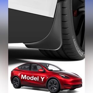 NEW Open Box **READ 2024 Upgrade Tesla Model Y Accessories Mud Flaps [Stay Clean